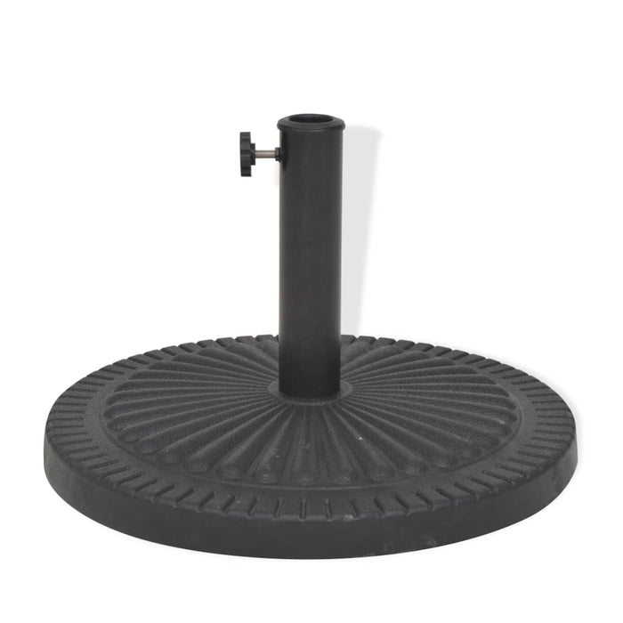 Suport umbrelă de soare, rășină, rotund, negru, 29 kg - WALTI WALTI