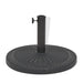 Suport umbrelă de soare, rășină, rotund, negru, 29 kg - WALTI WALTI