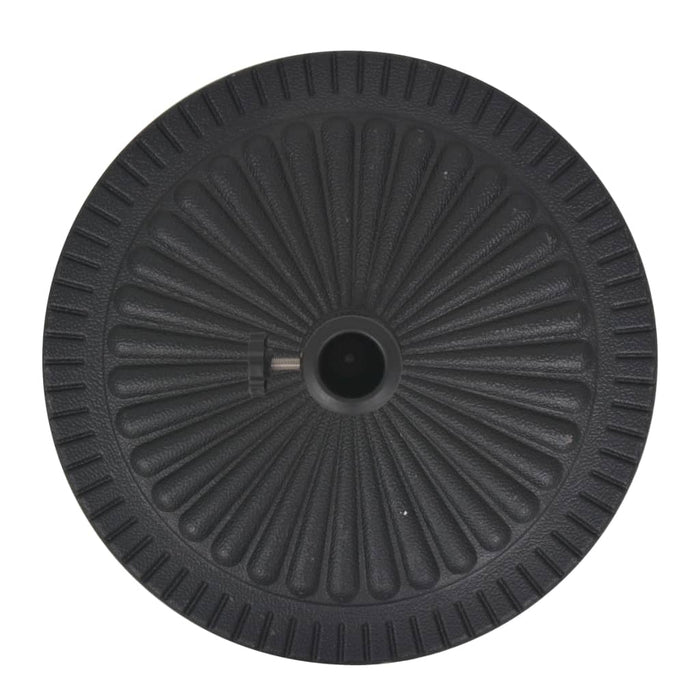 Suport umbrelă de soare, rășină, rotund, negru, 29 kg - WALTI WALTI