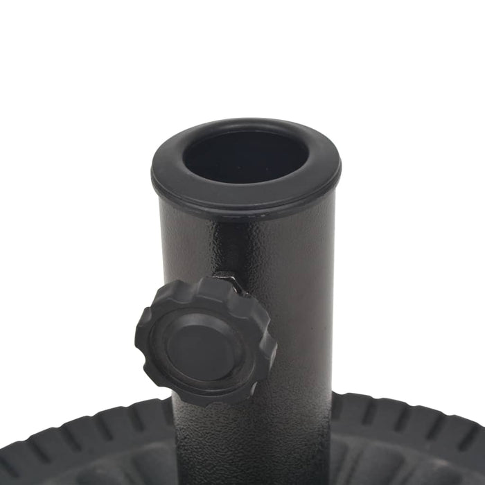 Suport umbrelă de soare, rășină, rotund, negru, 29 kg - WALTI WALTI