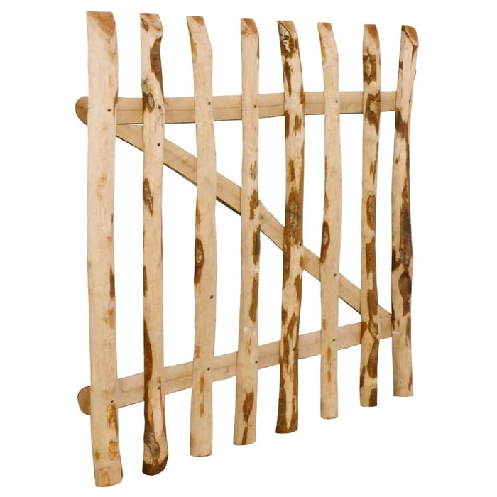 Poartă simplă de gard, lemn de alun 100x90 cm - WALTI WALTI