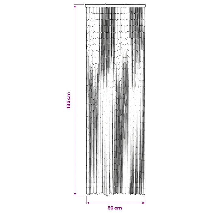 Perdea de ușă pentru insecte, bambus, 56x185 cm - WALTI WALTI