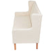 Canapea cu 2 locuri, material textil, alb crem - WALTI WALTI