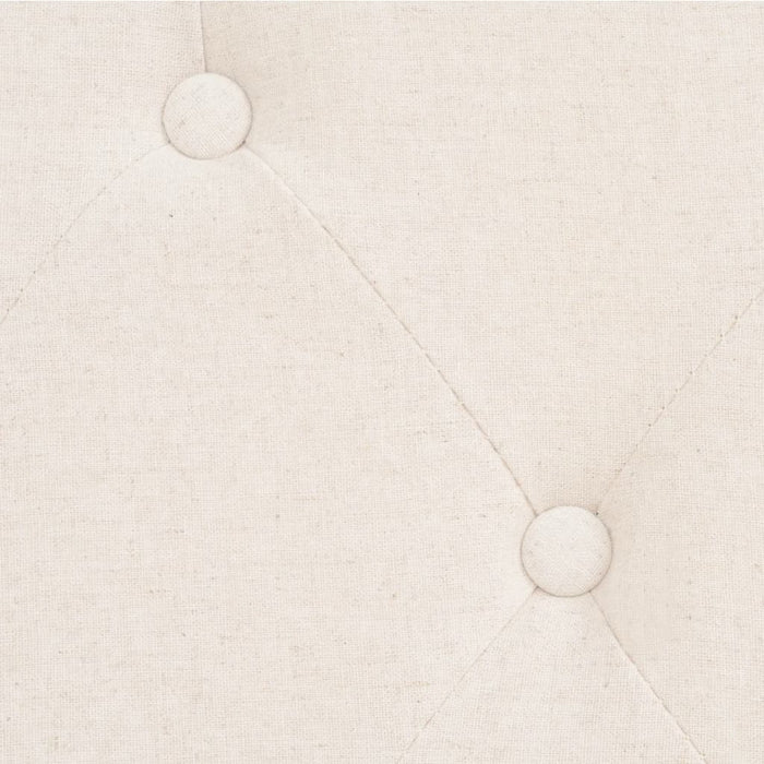 Canapea cu 2 locuri, material textil, alb crem - WALTI WALTI