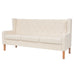 Canapea cu 3 locuri, material textil, alb crem - WALTI WALTI