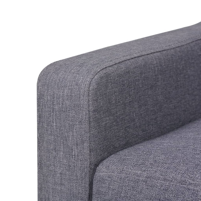 Canapea cu 2 locuri, material textil, gri - WALTI WALTI