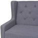 Canapea cu 3 locuri, material textil, gri - WALTI WALTI