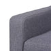 Canapea cu 3 locuri, material textil, gri - WALTI WALTI
