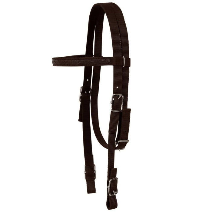 Șa Western, căpăstru & pieptar, piele naturală, 16", maro - WALTI WALTI