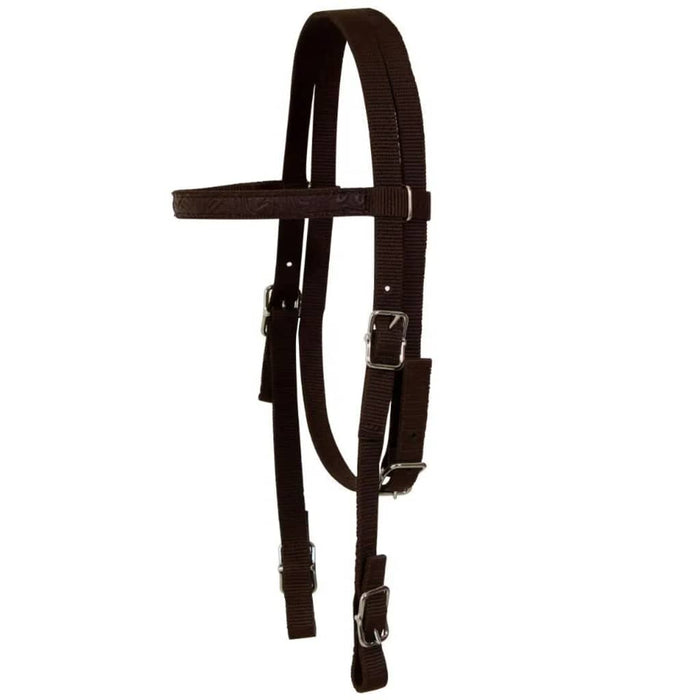 Șa Western, căpăstru & pieptar, piele naturală, 12", maro WALTI