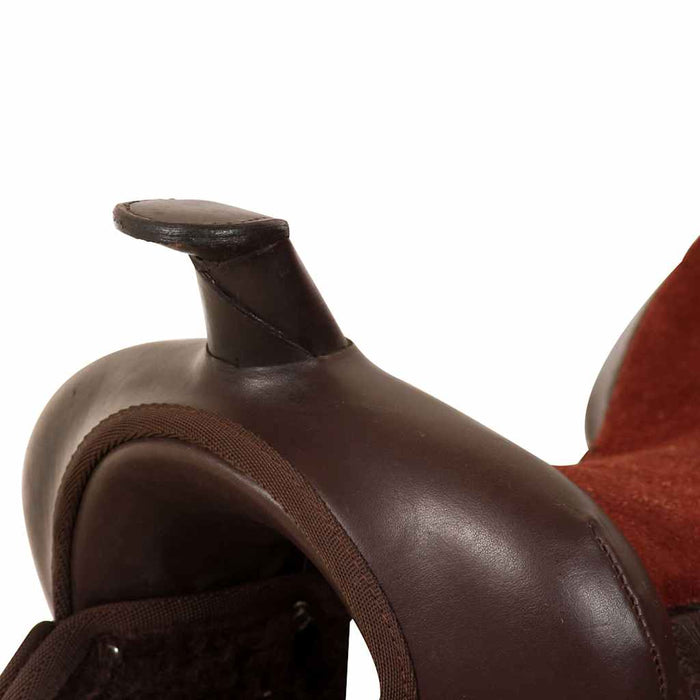 Șa Western, căpăstru & pieptar, piele naturală, 12", maro WALTI