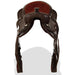 Șa Western, căpăstru & pieptar, piele naturală, 13", maro - WALTI WALTI