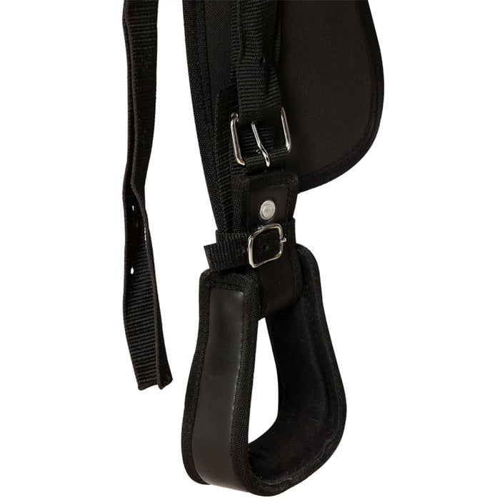 Șa Western, căpăstru & pieptar, piele naturală, 16", negru - WALTI WALTI