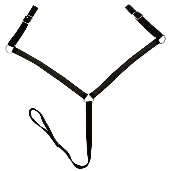 Șa Western, căpăstru & pieptar, piele naturală, 12", negru - WALTI WALTI