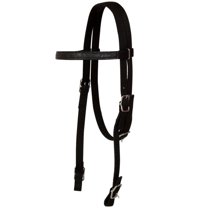 Șa Western, căpăstru & pieptar, piele naturală, 13", negru - WALTI WALTI