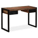 Birou cu 2 sertare, 120 x 50 x 76 cm, lemn masiv reciclat - WALTI WALTI