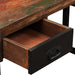 Birou cu 2 sertare, 120 x 50 x 76 cm, lemn masiv reciclat - WALTI WALTI