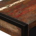 Birou cu 2 sertare, 120 x 50 x 76 cm, lemn masiv reciclat - WALTI WALTI