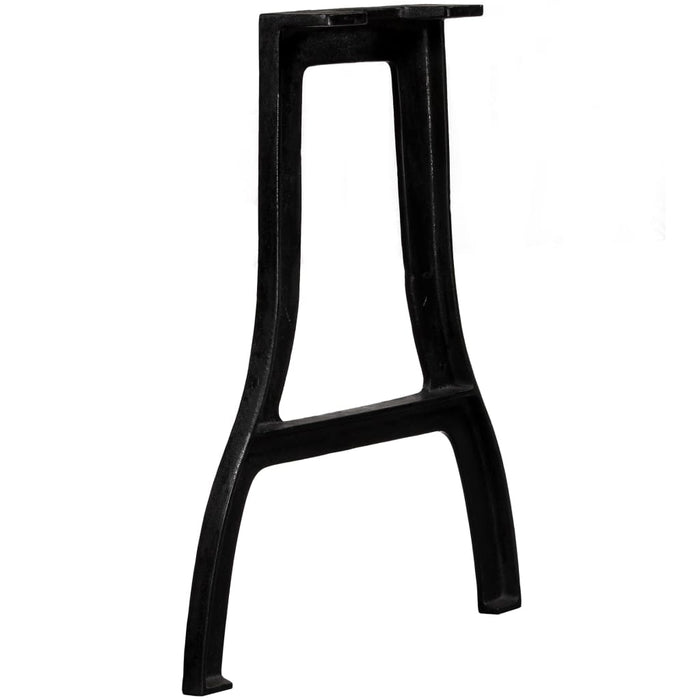 Picioare masă de sufragerie 2 buc. cadru în formă de A, fontă - WALTI WALTI