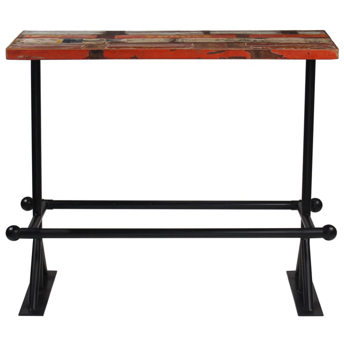 Set mobilier de bar, 5 piese, multicolor, lemn masiv reciclat - WALTI WALTI