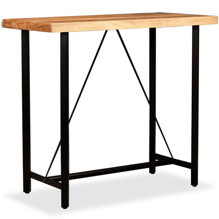 Masă de bar, lemn masiv de acacia, 120 x 60 x 107 cm - WALTI WALTI