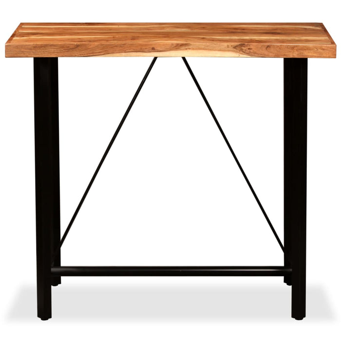 Masă de bar, lemn masiv de acacia, 120 x 60 x 107 cm - WALTI WALTI