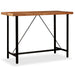 Masă de bar, lemn masiv de acacia, 150 x 70 x 107 cm - WALTI WALTI