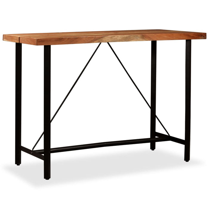 Masă de bar, lemn masiv de acacia, 150 x 70 x 107 cm - WALTI WALTI