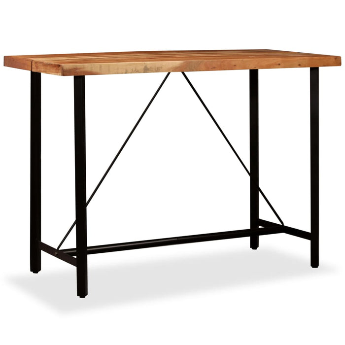 Masă de bar, lemn masiv de acacia, 150 x 70 x 107 cm - WALTI WALTI