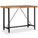 Masă de bar, lemn masiv de acacia, 150 x 70 x 107 cm - WALTI WALTI