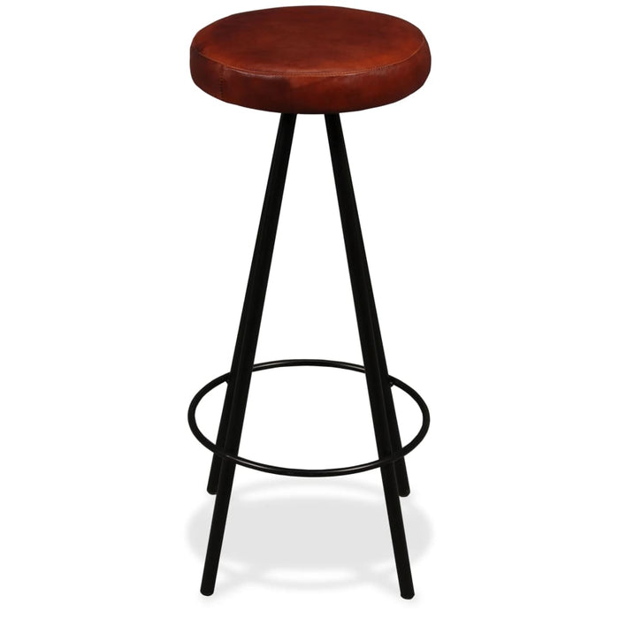 Scaune de bar, 4 buc., piele naturală - WALTI WALTI