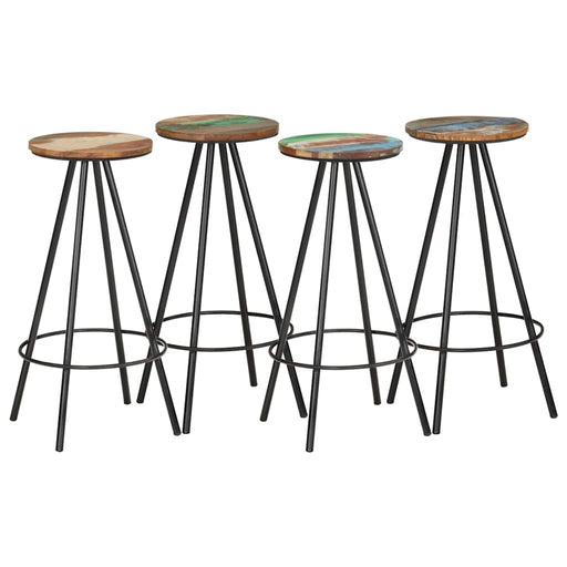 Scaune de bar, 4 buc., lemn masiv reciclat - WALTI WALTI
