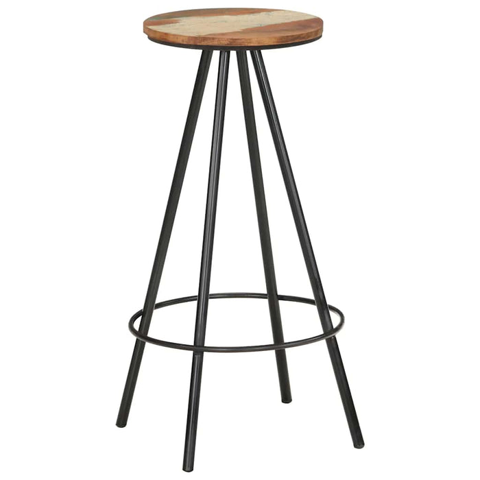 Scaune de bar, 4 buc., lemn masiv reciclat WALTI