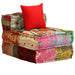 Canapea puf modulară cu 3 locuri, petice, material textil - WALTI WALTI