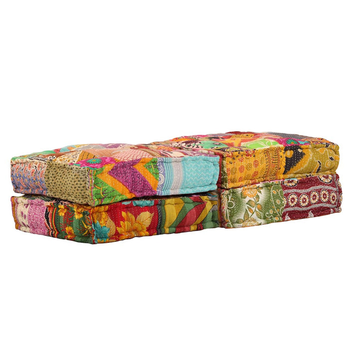 Canapea puf modulară cu 2 locuri, petice, material textil - WALTI WALTI