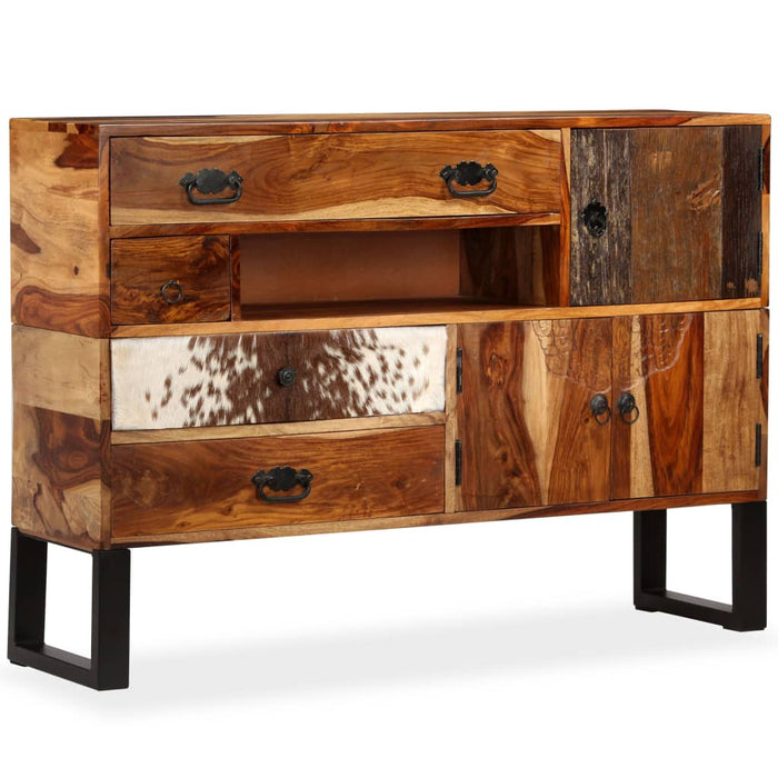 Dulap din lemn masiv de acacia, 115x30x80 cm WALTI
