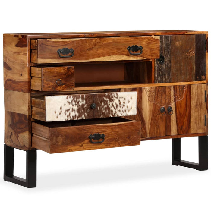 Dulap din lemn masiv de acacia, 115x30x80 cm WALTI