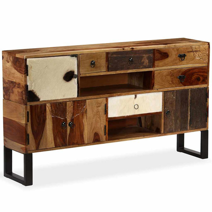 Dulap, 140x30x80 cm, lemn masiv de acacia WALTI
