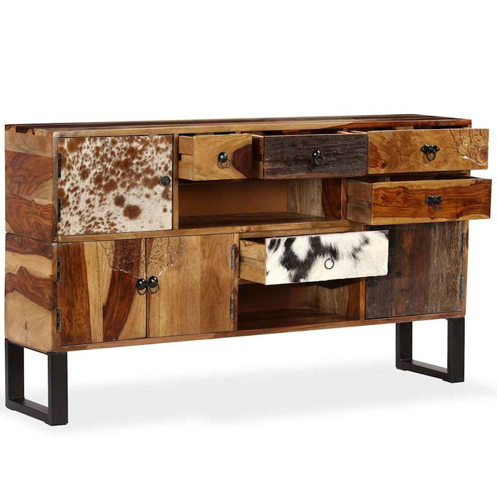Dulap, 140x30x80 cm, lemn masiv de acacia WALTI