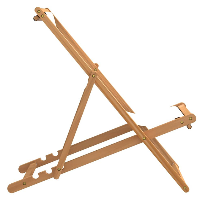 Scaun de exterior, crem, 56 x 105 x 96 cm, lemn de tec - WALTI WALTI