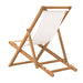 Scaun de exterior, crem, 56 x 105 x 96 cm, lemn de tec - WALTI WALTI