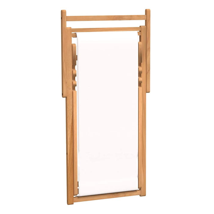 Scaun de exterior, crem, 56 x 105 x 96 cm, lemn de tec - WALTI WALTI