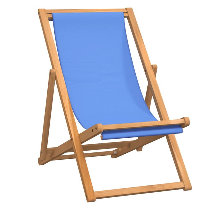 Scaun de exterior, albastru, 56 x 105 x 96 cm, lemn de tec - WALTI WALTI