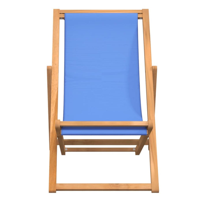 Scaun de exterior, albastru, 56 x 105 x 96 cm, lemn de tec - WALTI WALTI