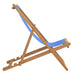 Scaun de exterior, albastru, 56 x 105 x 96 cm, lemn de tec - WALTI WALTI