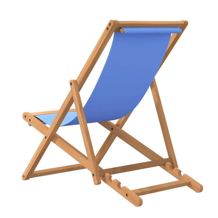 Scaun de exterior, albastru, 56 x 105 x 96 cm, lemn de tec - WALTI WALTI