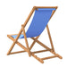 Scaun de exterior, albastru, 56 x 105 x 96 cm, lemn de tec - WALTI WALTI