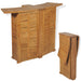 Masă de bar pliabilă, 155 x 53 x 105 cm, lemn masiv de tec - WALTI WALTI