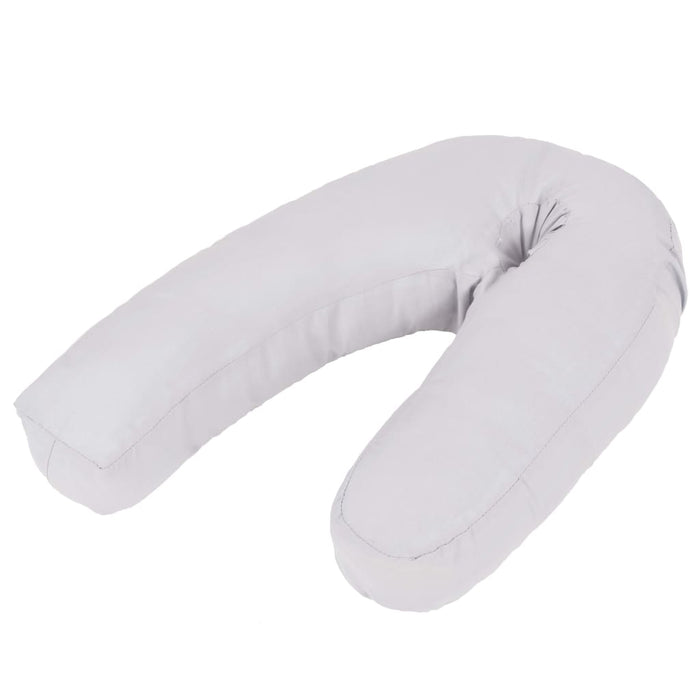 Pernă de sarcină în formă de J, gri, 54x(36-43) cm - WALTI WALTI