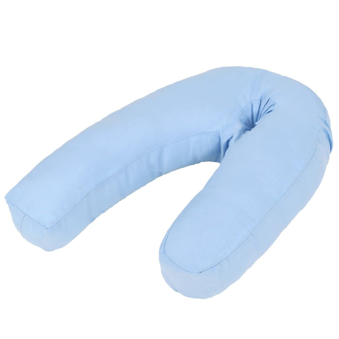 Pernă de sarcină în formă de J, albastru, 54x(36-43) cm - WALTI WALTI